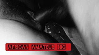 damn ebony couple goes wild fucking huge bbc rough squirting orgasms homemade 😍🔥💦 they cum hard together