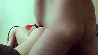 Neighbor college girl flashes then rides daddy's cock doggystyle screaming