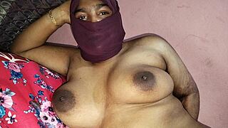 curvy indian wife oils up for sensual massage touch