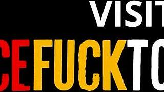 American Tourist Roughly Face Fucks Petite Latina Teen with Huge Cock Cumshot