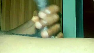 Watch How This Amateur Handles Monster Black Cock Stimulation to Creampie