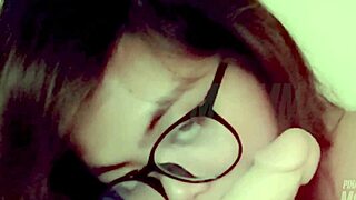 who wants cute filipina emma sucking your big dildo next?