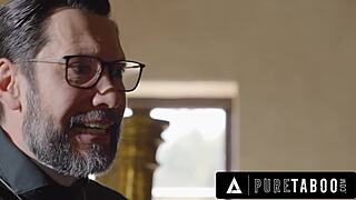 omg horny virgin teen penelope kay tempts priest for anal 😈🍑