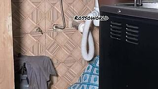 i sneaked a hidden cam on my naked stepmum lounging