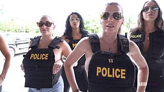 Beat Cops Reverse Gangbang Cory Chase Anal Milf!