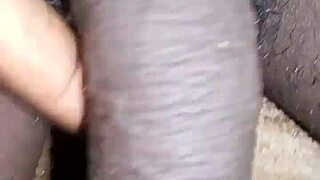 Wanna see Bigblackie shave then stroke his massive black monster cock till it throbs privately?