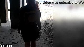 Colombian beach bunny exposes all tight holes