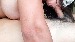 i sucked husbands big cock so much til he blasted huge load down my throa...