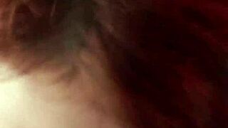 wanna see karla rose slobber deep on condom-covered cock in homemade pov?