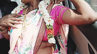 desi hot aunty in car sex with romantic dirty talk telugu style ❤️🚗