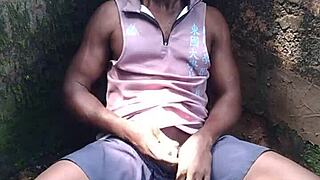 i'm shakin seein this sexy young ass gettin covered in thick cum deep in the forest nature vibes