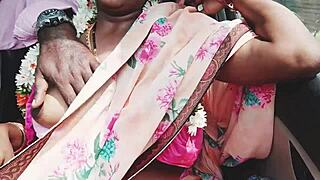 desi hot aunty in car sex with romantic dirty talk telugu style ❤️🚗