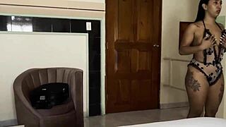 Does sharing a bed with latina stepmom lead to sneaky doggystyle pounding and cumshot?