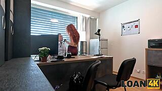 feeling her sexy ambition as Sirena Milano blows perfectly on Loan4k