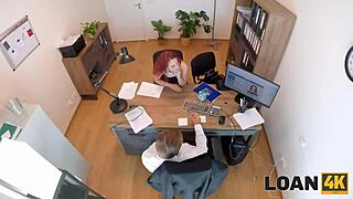 feeling her sexy ambition as Sirena Milano blows perfectly on Loan4k