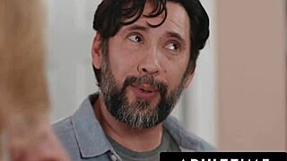 desperate petite slut caught riding cock moans dirty in reality