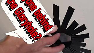 jennifer dances into her first gloryhole cumshot at the nightclub toilet