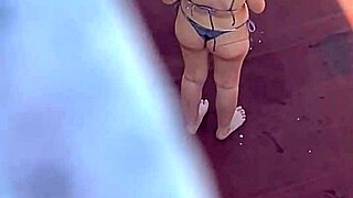 Argentinian Bikini Neighbors Sunbathing Terrace Voyeur Part 4