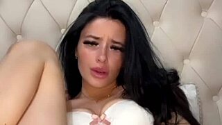 Horny British Exchange Student Fingers Squirts Toys Herself on Webcam