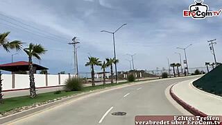 skinny german studentin takes real anal on erocom date hotel pickup pov