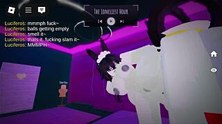 Hungry White Roblox Slut Craves Thick Cock Penetration