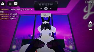 Hungry White Roblox Slut Craves Thick Cock Penetration