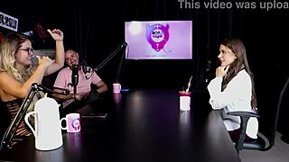 Pati Ferraz dominates man in woman's clothes for fetish mentoring