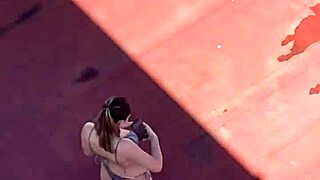 Argentinian Bikini Neighbors Sunbathing Terrace Voyeur Part 4