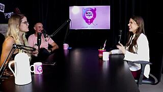 Pati Ferraz dominates man in woman's clothes for fetish mentoring