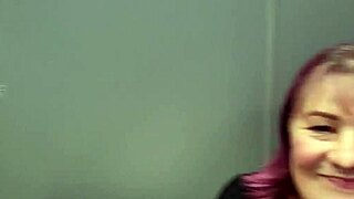 omg this kiwi milf slut pierced and tattooed takes it hard in store changing room 😈 creampie pt1