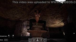 damn her tight 18+ cave gets wrecked lara croft fists that pussy hard!