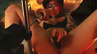 Watch this pirate girl vibrate all her holes to massive squirting orgasms now!
