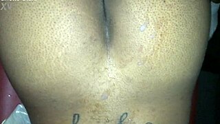 yo check this ebony babe with bubble butt taking big black cock cumshot