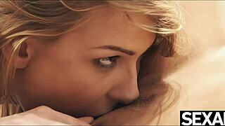 Blonde milfs with big natural tits and hairy pussies lick to multiple orgasms doggystyle