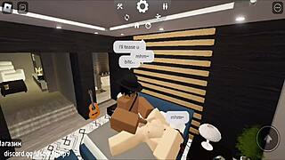 roblox condo guy from club bends me over fucks cowgirl creampies deep inside