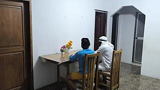 wanna see this latino pound the sexy colombian waitress while his arab buddy watches?