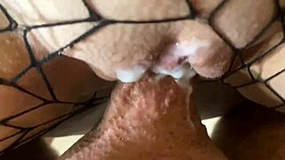 Huge cumshots and creampies drench delicious body of amateur slut wife