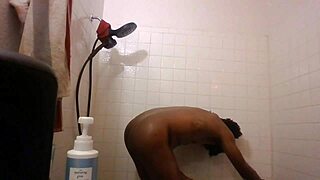 hubby parody where cubby milf's big tits and tight pussy get missionary pounded naked on bed