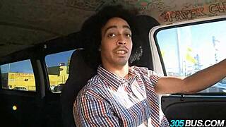 innocent teen slut takes cash for public bus dick ride