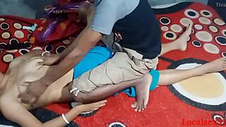 hey red saree bengali wife gets bent over fucked hard by hubby 😘🍆