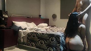 hey wanna see us fucking hard in the motel cam 1 and cam 2 shots
