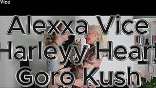 watch these curvy milfs swap big cocks in bisexual anal creampie threesome