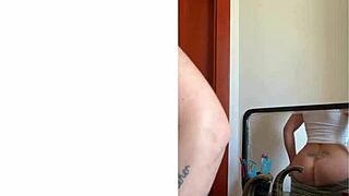 hey watch her make that little 18+ foot boy worship and lick every inch