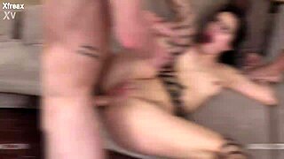 Juicy brunette leila balls deep DAP gaped dominated squirting cumshot