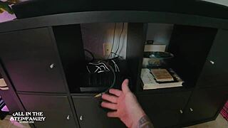 Curvy Blonde Step Mom Kymber Leigh Rides Monster Cock Gets Pounded by Step Son Pearl Necklace Cumshot