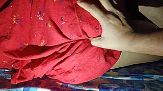 Husband Sneakily Exposes Desi Sleeping Wife's Tight Asshole