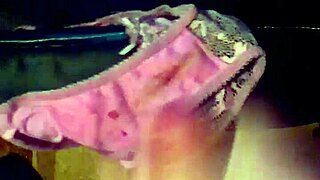 Stepmom's Dirty Panties Get Huge Cumshot