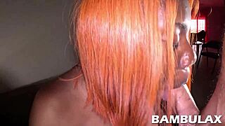 Black Chubby Slut Craves Huge White Cock Deep