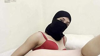 what if shy niqab girl rubs her wet pussy so slow?