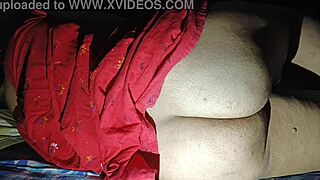 Husband Sneakily Exposes Desi Sleeping Wife's Tight Asshole